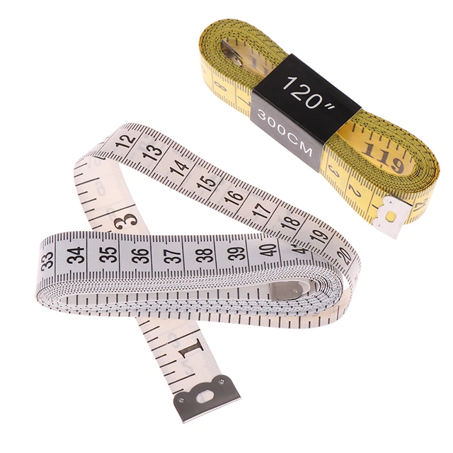Durable Soft 1.5/3 Meter 150/300 Cm Sewing Tailor Tape Body Measuring  Measure Ruler Dressmaking