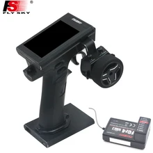 Flysky FS-NB4 rc carro rc barco 2.4g 4ch nobre transmissor de rádio com receptor fgr4 hvga 3.5 polegada tft cor para rc carro/barco