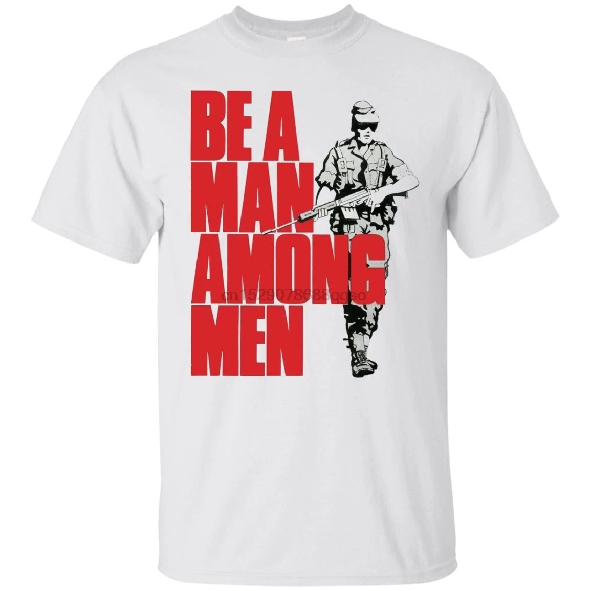 Rhodesian Army T-Shirt - Be A Man Among Men Rhodesia All Size Ready Cool Casual pride t shirt men Unisex Fashion tshirt | Мужская одежда
