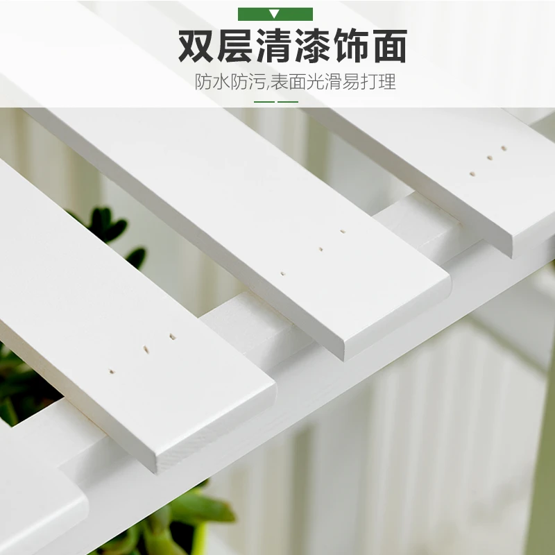 Solid Wood Flower Airs Basin Multi-storey Landing Type Meaty Balcony Decorate Room Built-in Matter