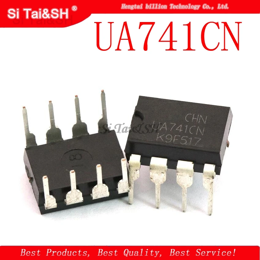 10PCS UA741CN UA741 DIP8 DIP UA741CP new original | Электронные компоненты и принадлежности