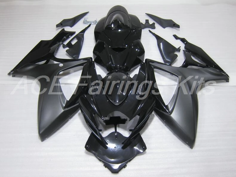 

TOP Injection Molding New ABS Full fairings kits set Fit For Suzuki GSX-R600 GSX-R750 600 750 2006 2007 06 07 glossy black matte