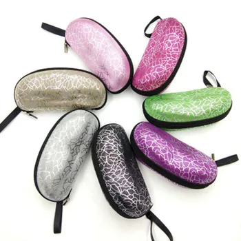 

New Portable Peanut Stone Shape EVA Sunglasses Box Zipper Closure Eye Glasses Protective Case Holder Eyewear Accessoires