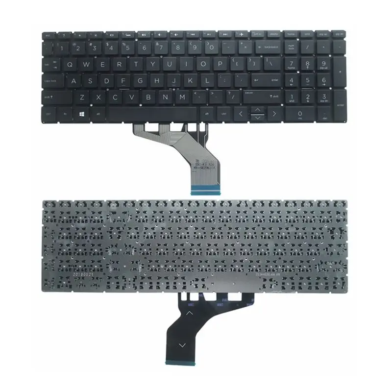  GZEELE New US English keyboard FOR HP 15-DA 15-DB 15-DX 15-DR 250 G7 255 G7 black