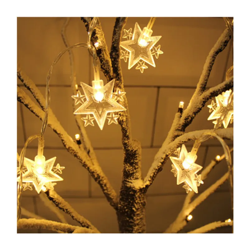 20LED Christmas 3M Light String Star and moon Battery USB Kid night light Holiday Party Bedroom Nursery Fairy Lights Wedding | Освещение