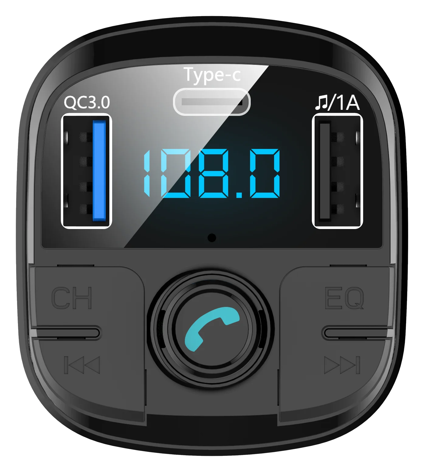 YIBEIKA, автомобильное зарядное устройство QC3, 0 coche Bluetooth transmisor, FM, USB Dual cargador de coche modulador FM reproductor MP3 BT29