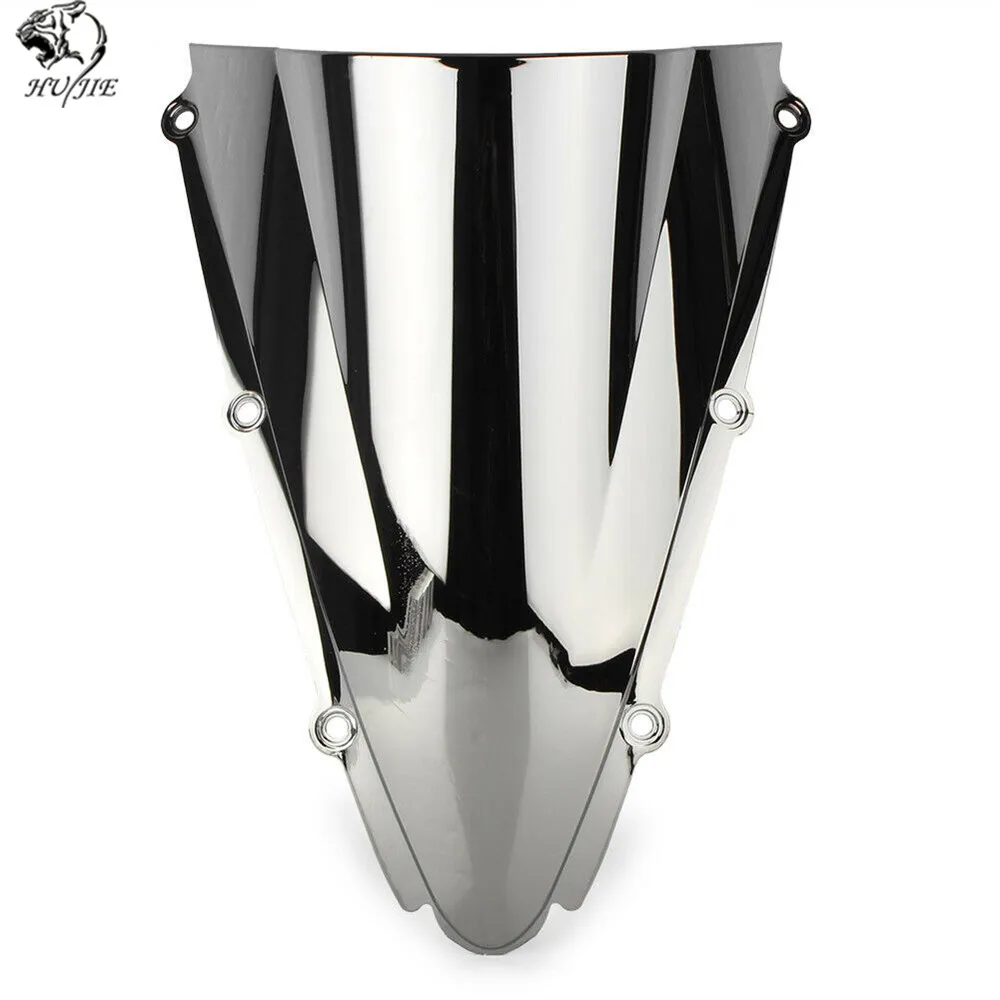 Для Yamaha YZF 1000 R1 2000 2001 00-01 Черный лобовое стекло двойной пузырь yzf r1 2000 2001