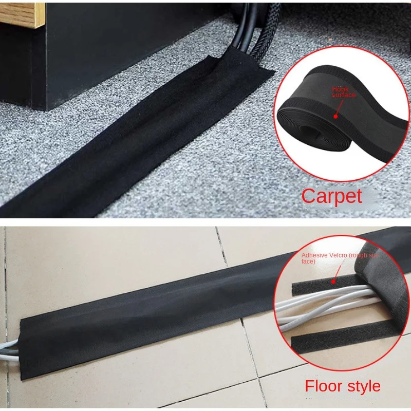 Velcro Cable Covers Carpet Wire Protection Organiser Velcro Cable