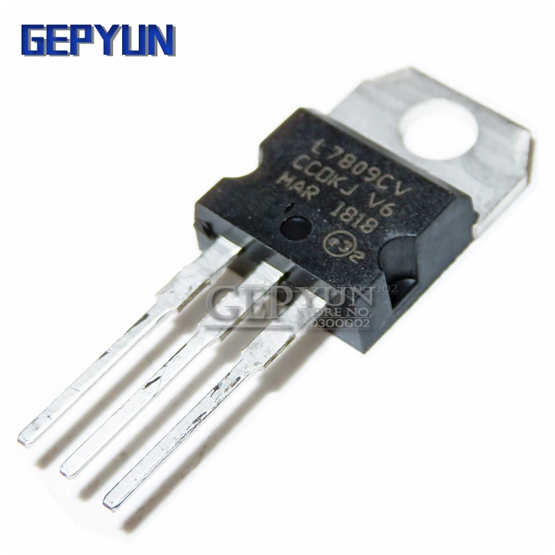 Стабилизатор напряжения-трубка Gepyun L7809CV TO220 L7809 TO-220 7809 LM7809 MC7809 10 шт. | Электронные