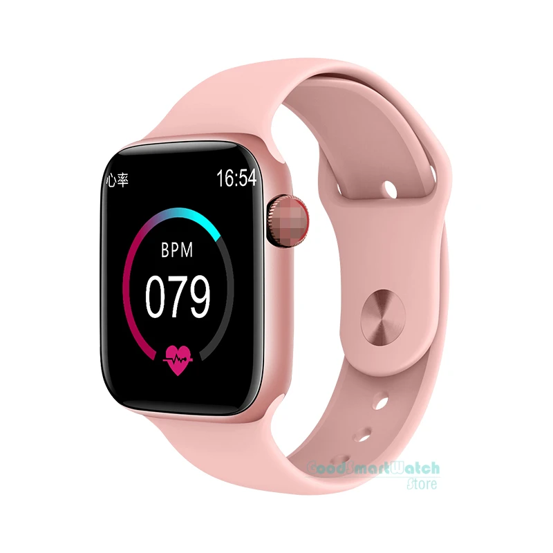 Новое Поступление Смарт-часы C200 44 мм bluetooth фитнес-трекер часы для apple watch iphone smartwatch мужские PK IWO11 12 W34 W58 - Цвет: silica rose gold