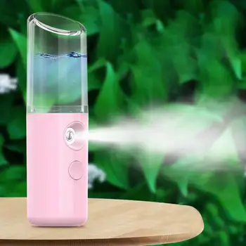 

Portable Rechargeable Facial Humidifier Mist Sprayer Moisturizing Face Steamer Beauty Device USB Charging Maquina de Facial