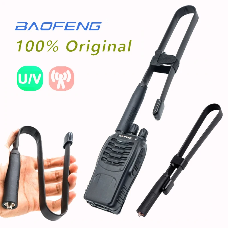 

New Arrival 47 CM Tactical VHF&UHF SMA-F Foldable Antenna for Walkie Talkie Baofeng UV-5R UV-82 BF-888S UV-5R Transceiver Radio