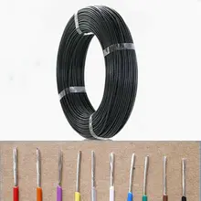 28AWG/30AWG многожильный высокотемпературный PTFE посеребренный медный провод кабель для наушников электронная проводка