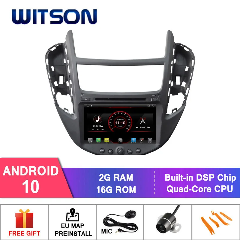 WITSON Android 10 автомобильный dvd gps для CHEVROLET TRAX 2015 Встроенная функция DVR емкость 1024*600