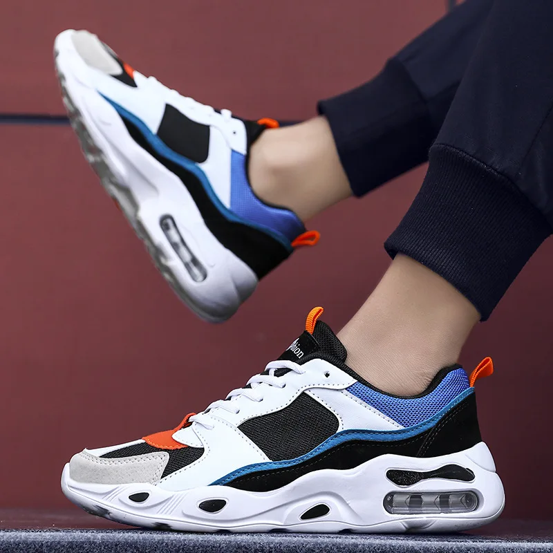 

Running Men Shoes Air Mesh Breathable Men Sneakers New Cushioning Casual Balck Shoes Lightweight Zapatillas De Deporte