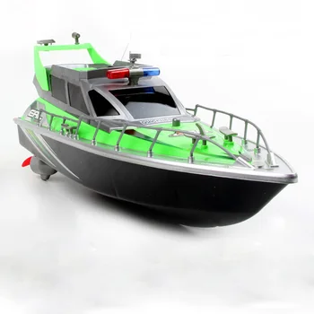 

1:20 4CH Remote Control Police Boat Patrol Craft Model Toy - Green US Plug