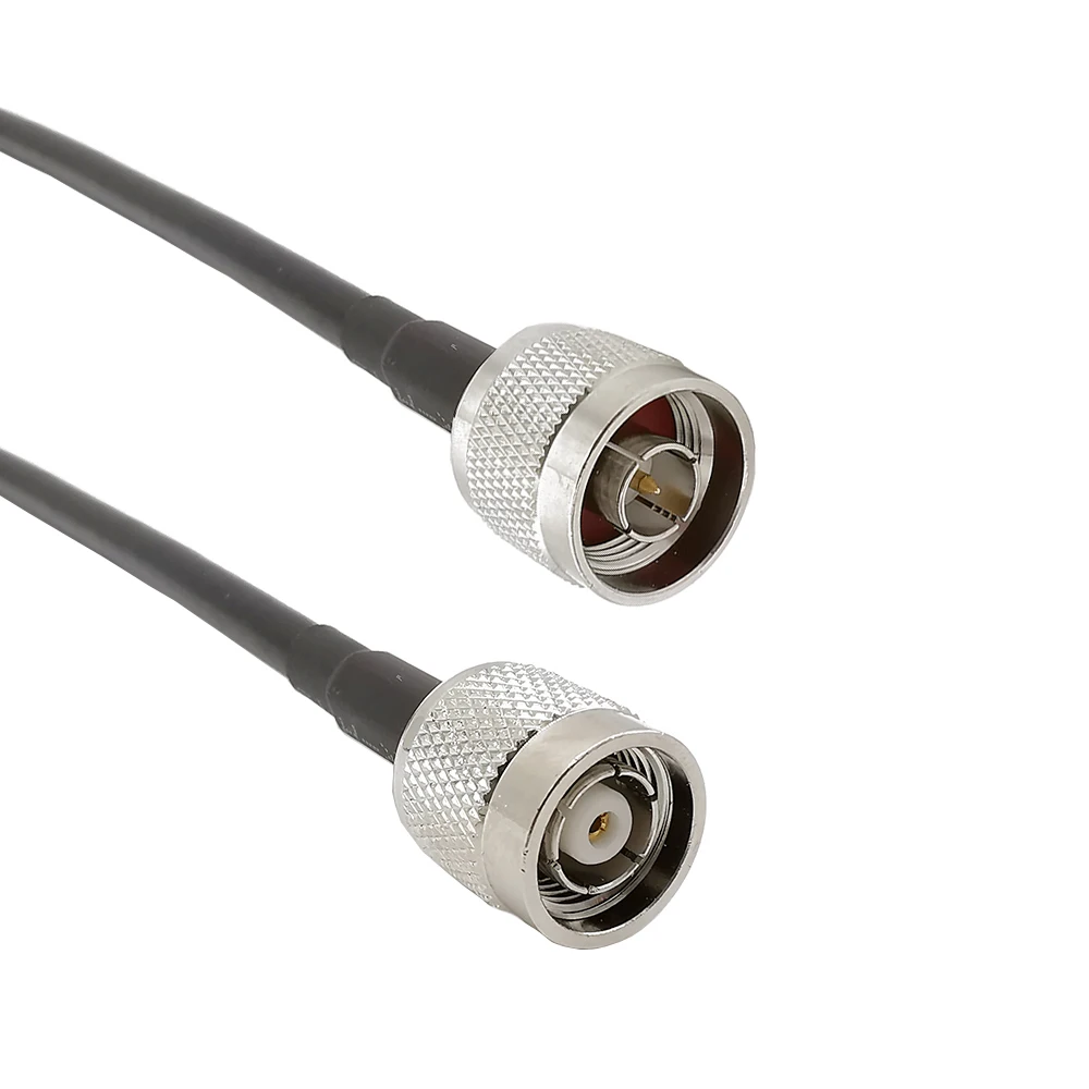 

N Male to RP TNC Male Coax RG58 RF Cable RP-TNC Male to Type N Male Coaxial Wire For WIFI Router 1/2/5/8/10/12/15M