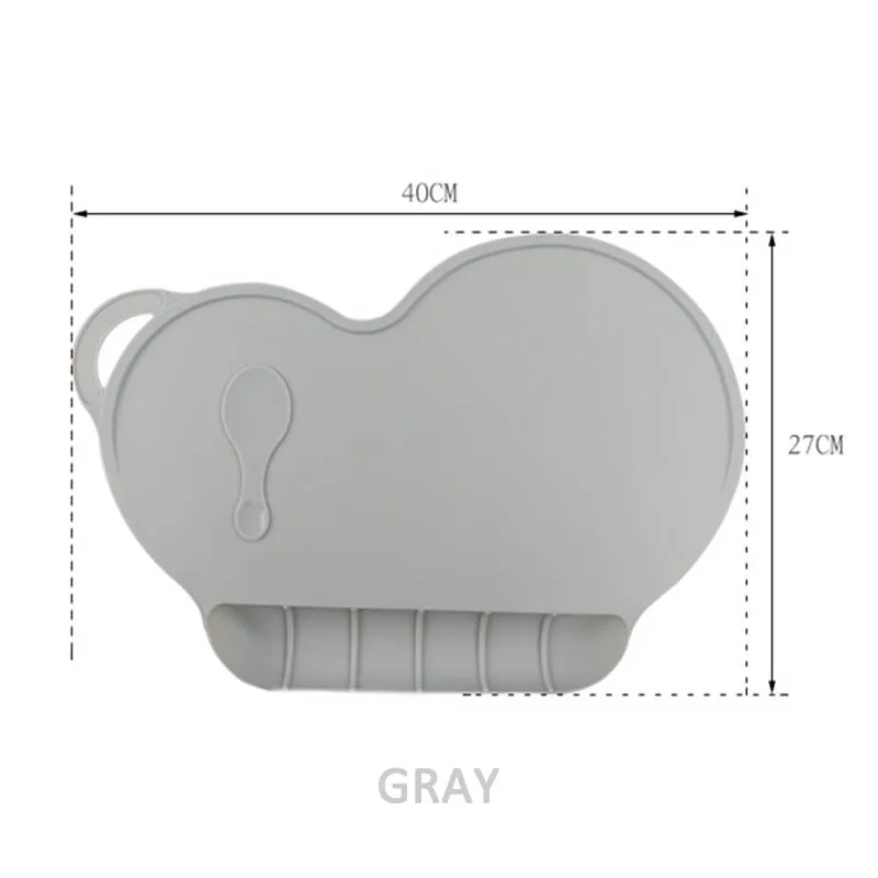 Кухонные аксессуары детский коврик бирдекели портативное водонепроницаемое детское блюдо коврик для еды класс украшения домашнего стола силикон