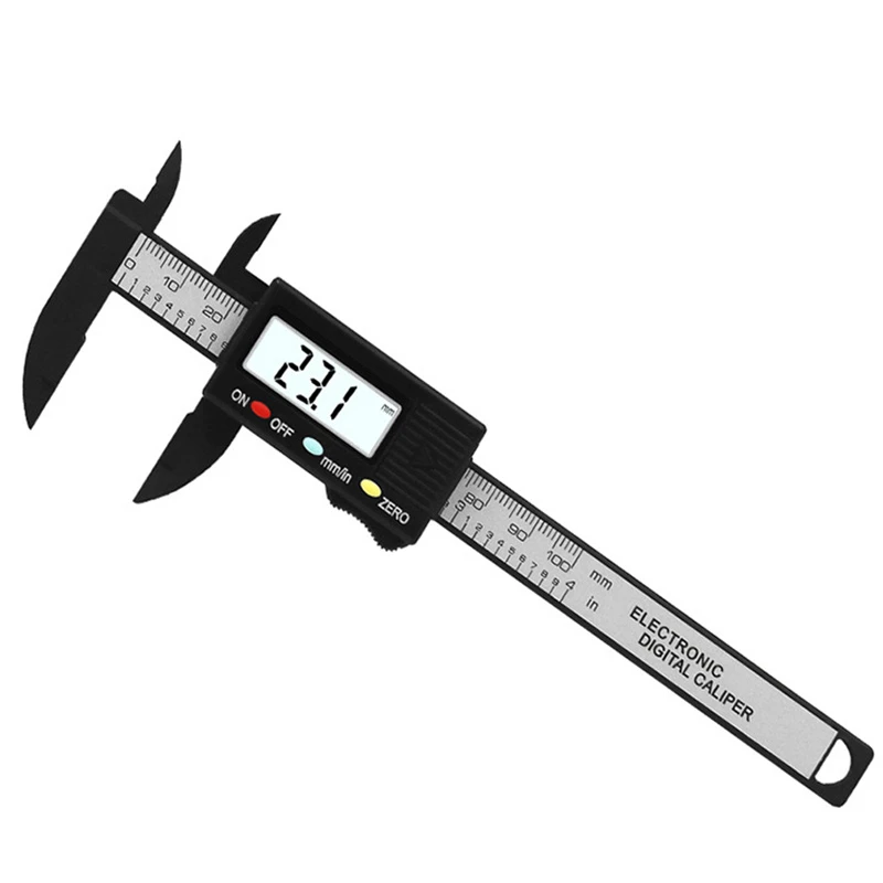 0-100mm Digital Vernier Caliper Electronic Digital LCD Vernier Caliper Ruler Woodworking Measuring Tools Gauge Caliber Vernier pencil hardness test Measurement & Analysis Tools