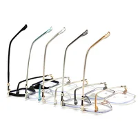 Ahora Ultralight TR90 Anti Blue Light Reading Glasses Frame Transparent Square Oversize Prebyopia Eyeglasses Unisex 0+1.0...+4.0 2