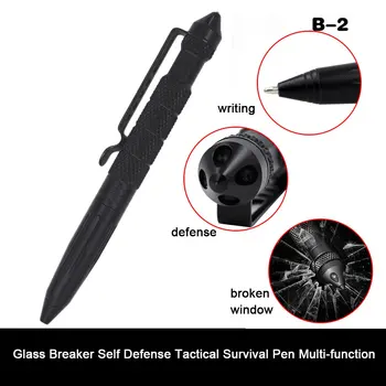 

Tactical Pen Self Defense Weapons Glass Breaker Aluminum Alloy EDC Tool Survival Kit Outdoor Multifunctional Tool