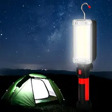 Чрезвычайная ситуация вне дома обслуживание светильник Потолочные Светильник СВЕТОДИОДНЫЙ рабочий светильник Портативный Магнитный светильник крюк клипса Водонепроницаемый зарядка через usb