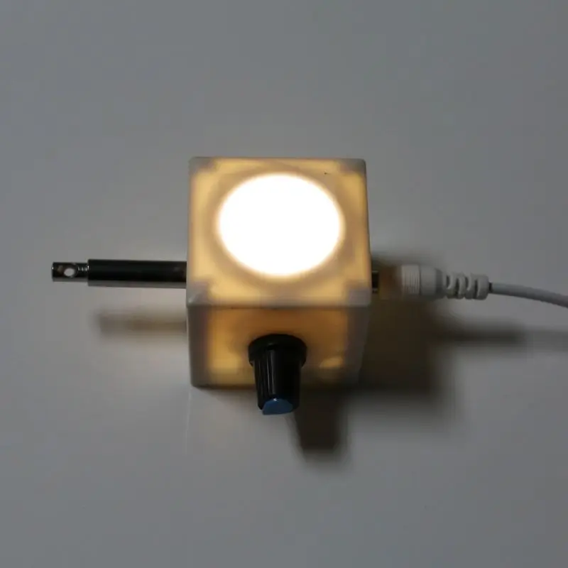 Source De Lumière LED USB Pour Microscope - Lampe Blanche Réglable, Basse Température, Compacte - Pour Microscopes Biologiques, Stéréomicroscopes