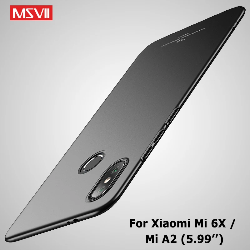 Msvii для Xiaomi mi 6X 5X чехол A2 A1 Xio тонкий поликарбонатный спортивной камеры Xiao s |