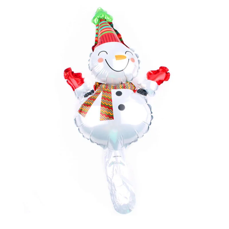 Self-sealing Mini Christmas Tree Santa Claus Snowman Balloons Christmas Party Foil Balloon Holiday Decoration High Quality Toys