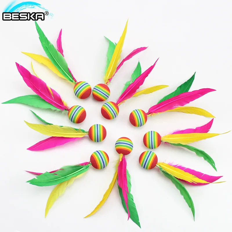 Big Head Ball Big Head Header Ball High Elastic Big Head Shuttlecock Children Entertainment Cricket Sponge Ball 10 PCs
