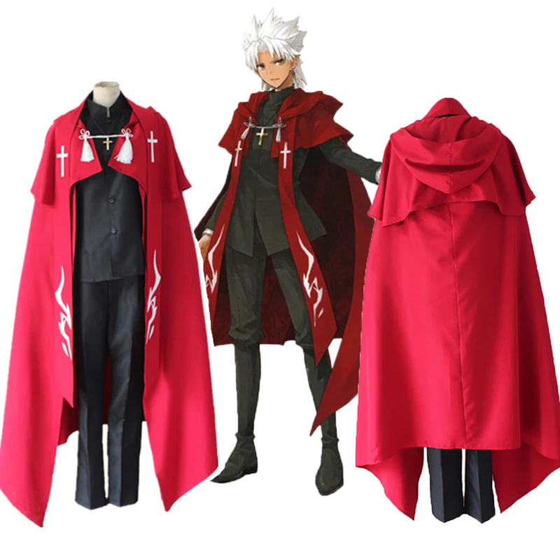 Аниме Fate Grand Order Косплей Amakusa Shirou Tokisada Униформа Apocrypha Kotomine необычный костюм для