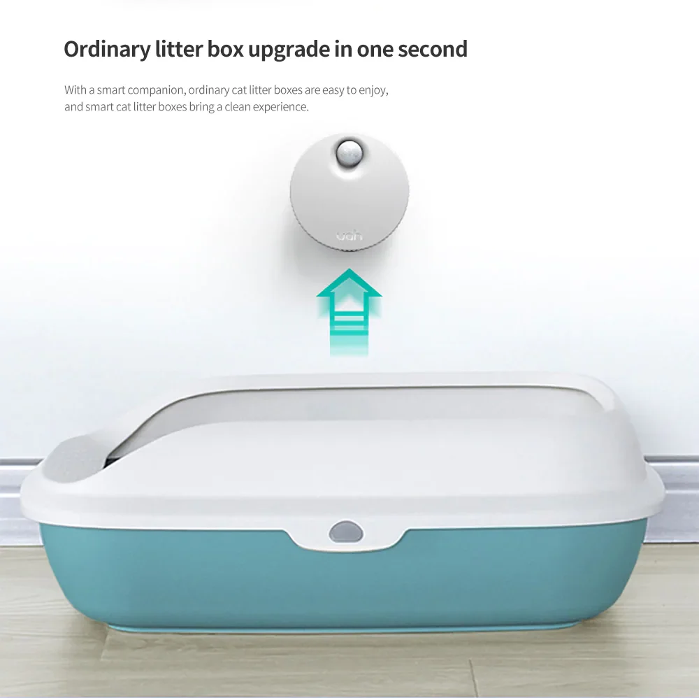Intelligent Smell Purifier Cat Litter Box Deodorant Partner Pet Deodorizer Ordinary litter box upgrade in one second