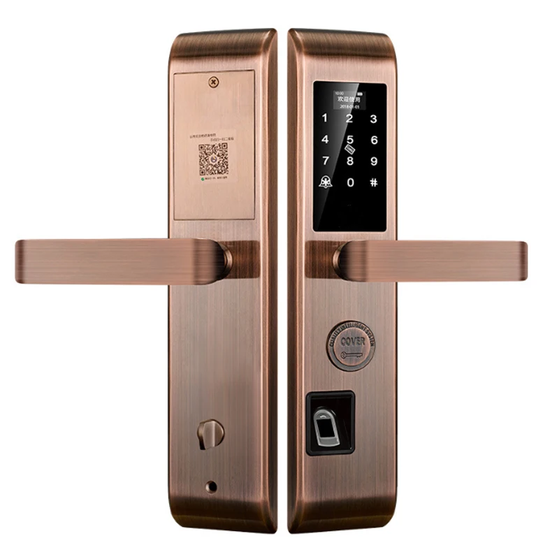 Bluetooth Fechadura Digital Fingerprint Lock Smart Card Digital Code Electronic Door Lock Home Security TTlock Unlock