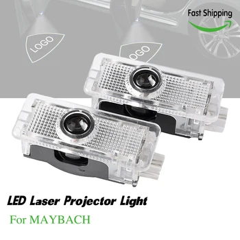 

LED car door light for maybach laser logo projector welcome lamp ghost shadow courtesy Luces for Mercedes-Benz CLA CLS E class