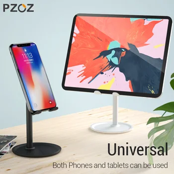 

PZOZ Mobile Phone Holder Stand Adjustable Desktop Desk Phone Holder Tablet Holder for iPhone 11 Pro max iPad air 1 2 3 mini 4 5