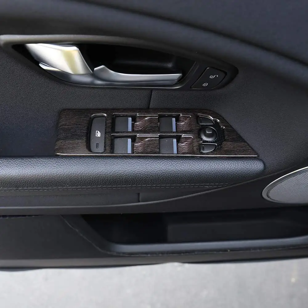 

4pcs/set ABS Matte Interior Accessory Window Button Lift Frame Cover Trim For Landrover Range Rover Evoque 2014-2019
