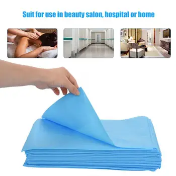 

2 Colors Spa Coverlet Disposable Bed Sheets Tattoo Beauty Salon Massage Non-Woven Waterproof Anti-oil Hygienic Cover For Travel