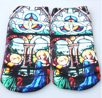 

USUS-O1 Women Casual Ankle Socks 3D Cartton Animals Printed