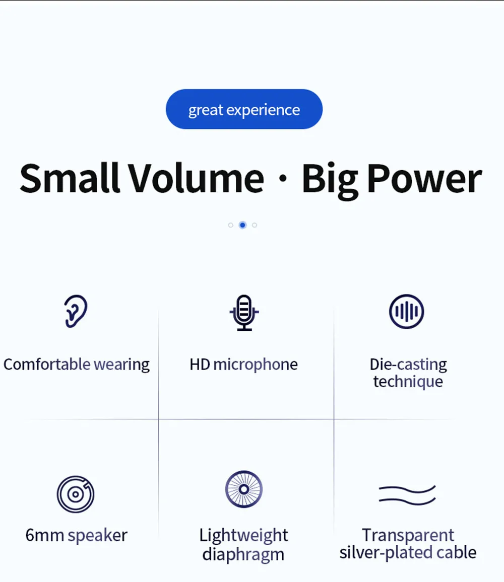 BLON BL-Mini Wired Earphone With Mic description image 2