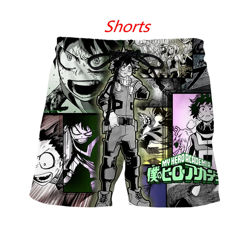 My Hero Academia Harajuku Anime 3D Casual Hoodies, Pants, Shorts And T-Shirts