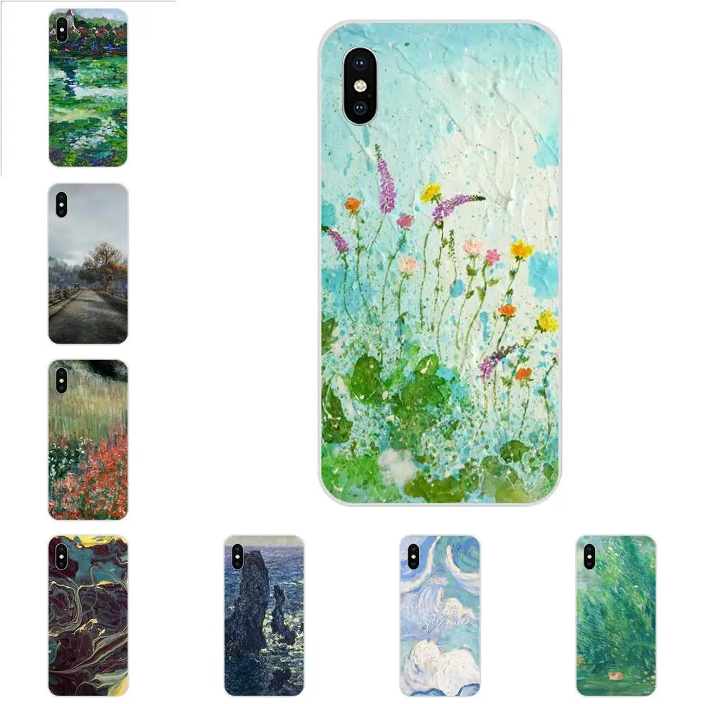 Мягкая милая картина маслом Клода монета для LG K50 Q6 Q7 Q8 Q60 X Power 2 3 Nexus 5 5X V10 V20 V30 V40 Q
