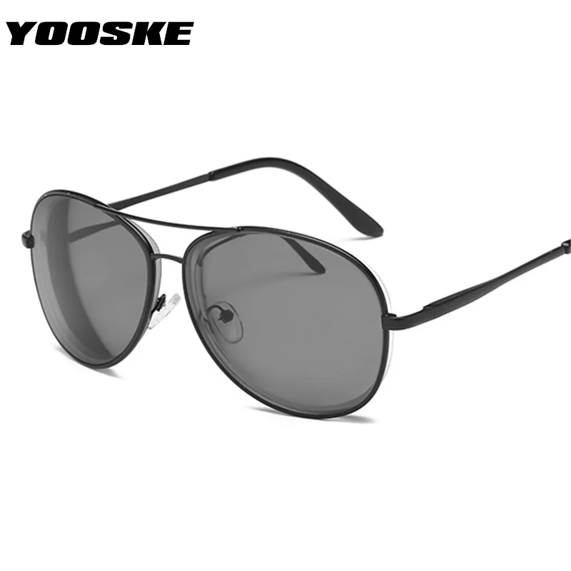 YOOSKE брендовые поляризованные солнцезащитные очки для близорукости, мужские классические очки, затенение от солнца, женские близорукие очки-1,0-1,5-6,0