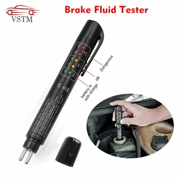 

Auto Car Tester Brake Fluid Tester Check Fluid Quality 5LED Indicator For DOT3/DOT4 Diagnostic Testing Automotive MINI Pen