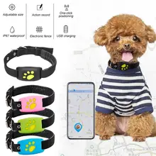Дистанционный умный домашних животных GPS локатор черный Водонепроницаемый собака GPS позиционе устройства Кошка трекер позиционирования