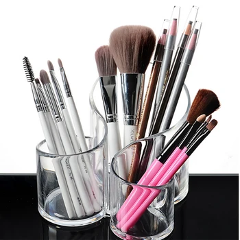 

Makeup Holder Brushes Lipstick Lashes & Lips Lipstick Organizer Case Clear