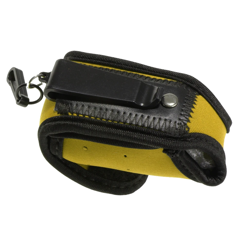 Mini Neoprene Golf Ball Bag Golf Tees Holder Pouch Carry Case & Belt Clip - Lightweight, Portable, Durable
