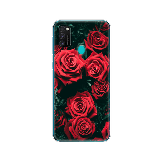 Samsung M21 Case 6.4" Soft Silicon Tpu Cover For Samsung Galaxy M21 M 21 SM-M215FZGUSER m215 Phone Back Shell Bumper Funda