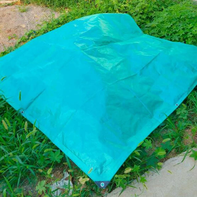 1 Pc 3*3M Zöld Kerti Eső Vitorlás Otthoni Kert Vastagított Esőálló Ruhával Ultra Könnyű, Vízálló Műanyag Ponyva Testreszabott Méret - Image 5