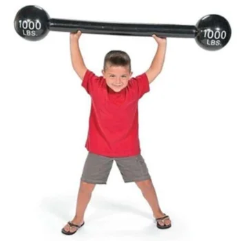 

1set PVC Inflatable Dumbbell Bodybuilding Exercise Equipment Toys for Children Equipment Toys Children Performance Props