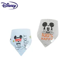 Хлопковые нагрудники disney для кормления младенцев Babador, детские слюнявчики, полотенце для кормления, мягкие детские принадлежности